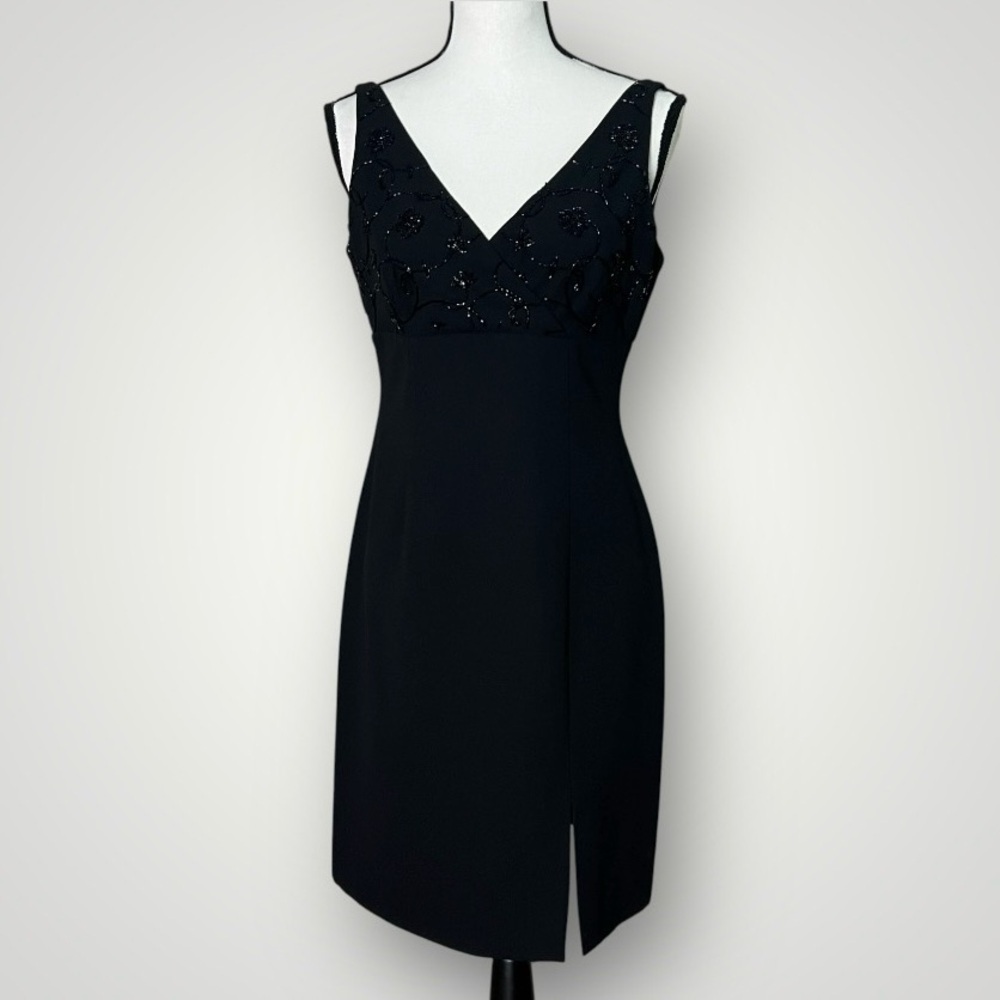Vintage Laundry by Shelli Segal black cocktail dress